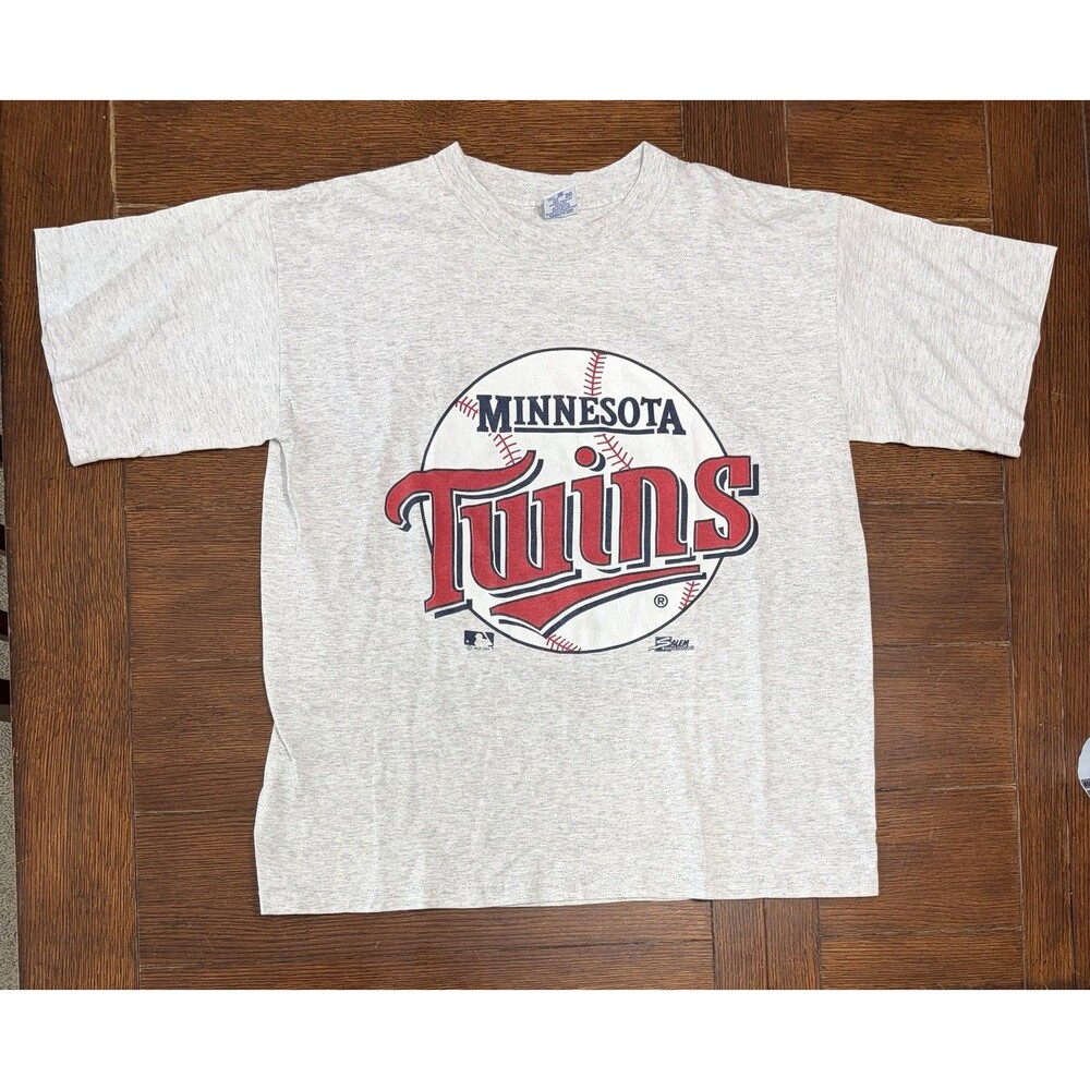 Vintage 1993 Minnesota Twins Salem Sportswear Made in USA T Shirt Men’s Size L